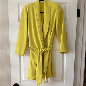 Zara Citrine Wrap Mini Dress